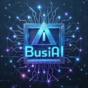 BusiAI 芯片三角Logo